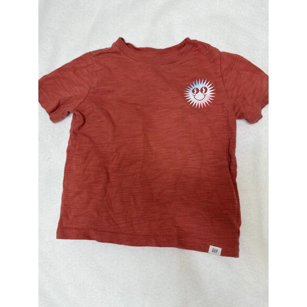 Boys Tops Bundle Size 3T & 4 Blue Mix Graphic Good